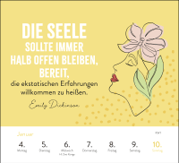 Wochenkalender 2027: Sei stark. Sei anders. Sei DU. Zusatzmaterial