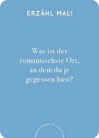 Erzähl mal! Das Dinnerquiz Zusatzmaterial