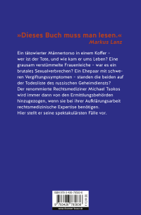 Zusatzmaterial 9783426785836 U4 von Die Klaviatur des Todes: Deutschlands bekanntester Rechtsmediziner klärt auf von Prof. Dr. Michael Tsokos