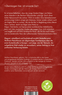 Zusatzmaterial 9783426217344 U4 von Schule der Lügen: Roman von Wolfram Fleischhauer