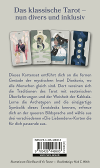 Zusatzmaterial 9783426446980 U4 von Sefirot - das Tarot der himmlischen Sphären: 80 Karten mit Anleitungsbuch von Georg Hobmeier, James Patton, Eliot Baum, Viv Tanner