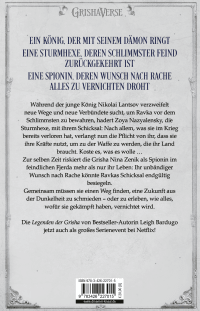 Zusatzmaterial 9783426227015 U4 von Rule of Wolves: Thron aus Nacht und Silber von Leigh Bardugo