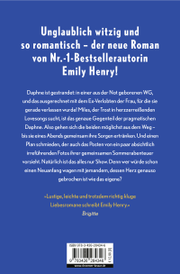 Zusatzmaterial 9783426284346 U4 von Funny Story: Roman von Emily Henry