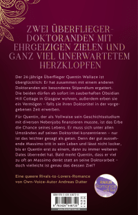 Zusatzmaterial 9783426446720 U4 von Love Studies: Never Kiss a Villain: Roman von Andreas Dutter