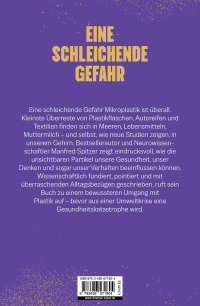 Zusatzmaterial 9783426571804 U4 von Plastik im Kopf: Wie Mikropartikel unser Gehirn zerstören: Auf den Spuren einer unterschätzten Bedrohung von Manfred Spitzer