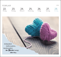 Postkartenkalender 2027: Eine kleine Umarmung für jeden Tag Zusatzmaterial