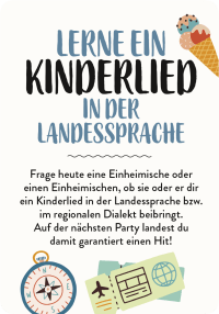 Reiseabenteuer Zusatzmaterial