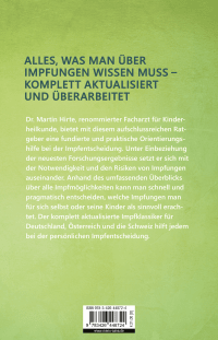 Zusatzmaterial 9783426448724 U4 von Impfen Pro & Contra: Das Handbuch für die individuelle Impfentscheidung von Martin Hirte