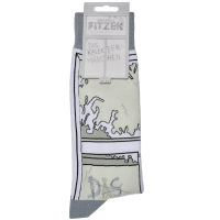 Sebastian Fitzek-Socken "Das Kalendermädchen" Größe 41 - 46 Zusatzmaterial
