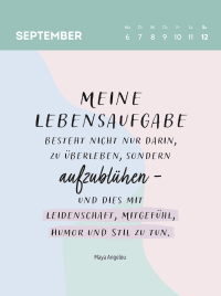 Wochenkalender 2027: Frauen sind großartig! Von perfekt war nie die Rede Zusatzmaterial