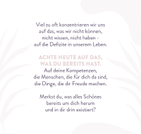 Keine ist wie du und das ist deine Stärke Zusatzmaterial