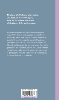 Zusatzmaterial 9783426568057 U4 von Das Gold in den Fugen: Poesie zum Hoffen von Leah Weigand