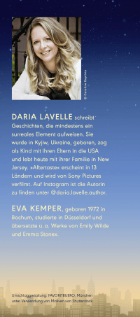 Zusatzmaterial KL 978 3 7587 0052 1 hinten von Aftertaste: Roman von Daria Lavelle