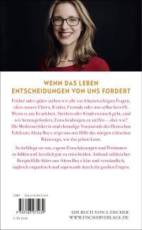 Zusatzmaterial 9783103975239 U4 von Living and Dying: Die großen Fragen ethisch entscheiden von Alena Buyx