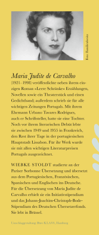 Zusatzmaterial KL 978 3 10 397616 8 hinten von Leere Schränke: Roman von Maria Judite de Carvalho