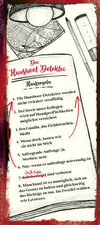 Zusatzmaterial KL 978 3 596 71044 7 vorne von Die Hausboot-Detektei - Tödliche Farben: Kriminalroman von Amy Achterop
