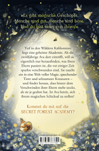 Zusatzmaterial 9783737373821 U4 von Secret Forest Academy. Avas Bestimmung von Tina Stein
