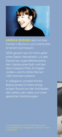 Zusatzmaterial KL 978 3 10 397744 8 hinten von Magisch : Roman von Annika Büsing