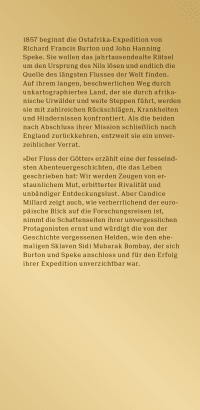 Zusatzmaterial KL 978 3 596 71227 4 vorne von Der Fluss der Götter: Die abenteuerliche Expedition zu den Quellen des Nils von Candice Millard