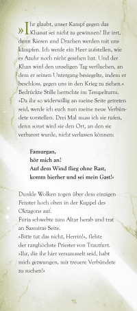 Zusatzmaterial KL 978 3 596 70371 5 vorne von Die Chroniken von Azuhr – Der träumende Krieger: Roman von Bernhard Hennen
