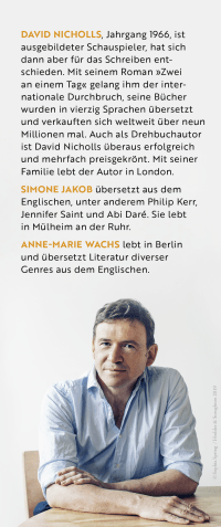 Zusatzmaterial KL 978 3 8105 0065 6 hinten von Zwei in einem Leben: Roman von David Nicholls