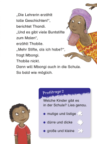 Duden Leseprofi – Mbongis Weg zur Schule. Eine Geschichte aus Afrika, 2. Klasse Zusatzmaterial