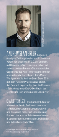 Zusatzmaterial KL 978 3 10 397528 4 hinten von Happy End: Roman von Andrew Sean Greer