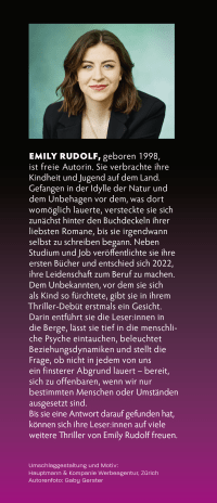Zusatzmaterial KL 978 3 651 00128 2 hinten von Die Auszeit: Thriller von Emily Rudolf