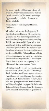 Zusatzmaterial KL 978 3 8105 3092 9 vorne von Hotel in den Wolken: Roman von Mara Konrad