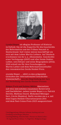 Zusatzmaterial KL 978 3 596 71106 2 hinten von Der Mensch Martin Luther: Die Biographie von Lyndal Roper