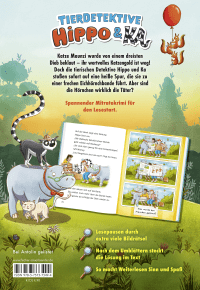 Zusatzmaterial 9783737373494 U4 von Tierdetektive Hippo & Ka – Wer hat das Katzengold stibitzt? : Löse die Bildrätsel auf jeder Seite von THiLO, Caroline Opheys