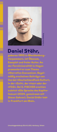 Zusatzmaterial KL 978 3 10 397728 8 hinten von Die neuen Propheten: Wie Ökonomen unsere Zukunft verspielen von Daniel Stähr
