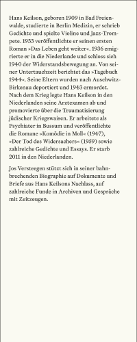 Zusatzmaterial KL 978 3 10 397555 0 vorne von Hans Keilson – Immer wieder ein neues Leben: Biographie von Jos Versteegen