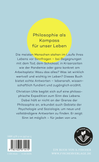 Zusatzmaterial 9783103971415 U4 von What’s it all about?: Eine philosophische Reise zum Sinn des Lebens von Christian Uhle