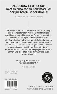 Zusatzmaterial 9783103975222 U4 von Titan oder Die Gespenster der Vergangenheit: Erzählungen von Sergej Lebedew