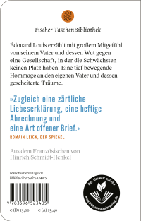 Zusatzmaterial 9783596523405 U4 von Wer hat meinen Vater umgebracht von Édouard Louis