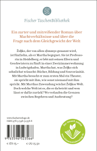 Zusatzmaterial 9783596523566 U4 von Jahre mit Martha: Roman von Martin Kordić