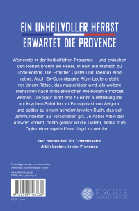 Zusatzmaterial 9783596708536 U4 von Unheilvolle Provence von Pierre Lagrange