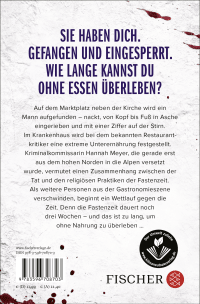 Zusatzmaterial 9783596708703 U4 von Fastenzeit. 40 Tage Rache: Thriller von Wolfram Hänel, Ulrike Gerold