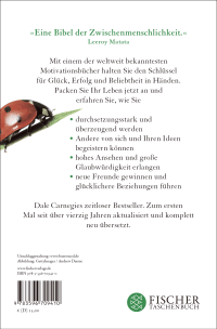Zusatzmaterial 9783596709410 U4 von Wie man Freunde gewinnt: Das einzige Buch, das du brauchst, um beliebt und einflussreich zu sein  von Dale Carnegie