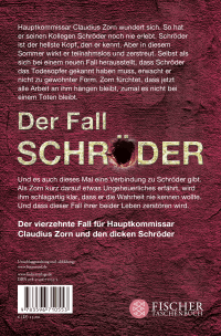Zusatzmaterial 9783596710553 U4 von Zorn – Der Fall Schröder: Thriller von Stephan Ludwig