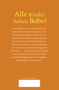 Zusatzmaterial 9783733507992 U4 von Bobo Siebenschläfer wird nicht müde: Bildgeschichten für ganz Kleine von Markus Osterwalder