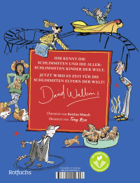 Zusatzmaterial 9783757100377 U4 von Die schlimmsten Eltern der Welt von David Walliams, Tony Ross