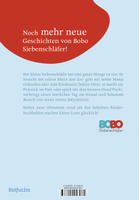 Zusatzmaterial 9783757100711 U4 von Bobo Siebenschläfers allerneueste Abenteuer: Bildgeschichten für ganz Kleine von Markus Osterwalder