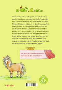 Zusatzmaterial 9783757101251 U4 von Inspektor Möhre - Ein Fall für vier Hufe: Theater auf dem Pfannkuchenhof von Michaela Holzinger