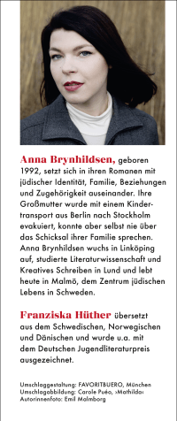 Zusatzmaterial KL 978 3 7587 0034 7 hinten von Die glücklichste Familie der Welt: Roman von Anna Brynhildsen