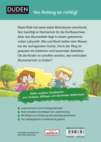 Zusatzmaterial 9783737336543 U4 von Duden Leseprofi – Mit Bildern lesen lernen: Der Schatz im Labyrinth  von Fabian Lenk, Dominik Rupp