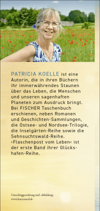 Zusatzmaterial KL 978 3 596 70989 2 hinten von Flaschenpost vom Leben von Patricia Koelle