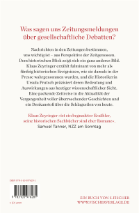 Zusatzmaterial 9783103976281 U4 von Breaking News:  Zeitgeschehen in der Presse von 1648 bis 2001 von Klaus Zeyringer, Ursula Prutsch