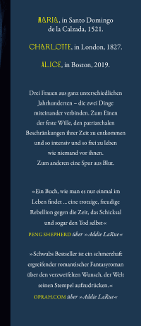 Zusatzmaterial KL 978 3 596 71032 4 vorne von Bury Our Bones in the Midnight Soil: Liebe stirbt zuletzt von V. E. Schwab